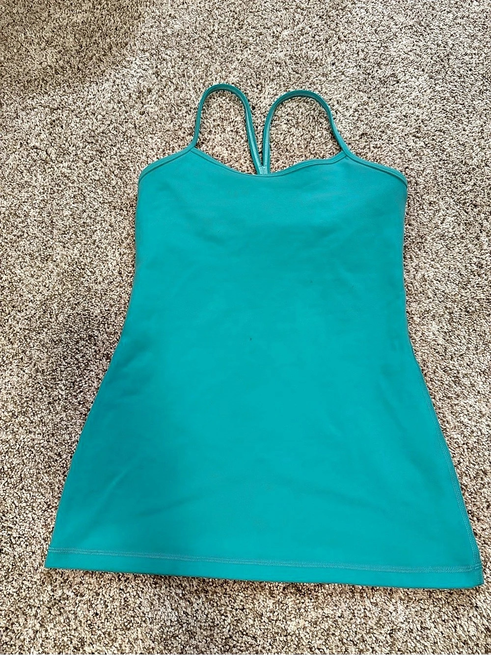 Lululemon Power Y Tank Blue